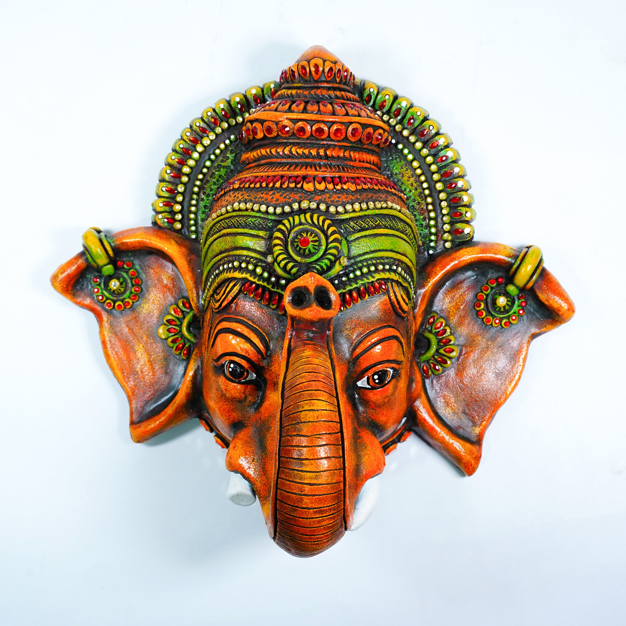 Handcrafted Ganesha Wall Hanging – Ethnic Terracotta Art