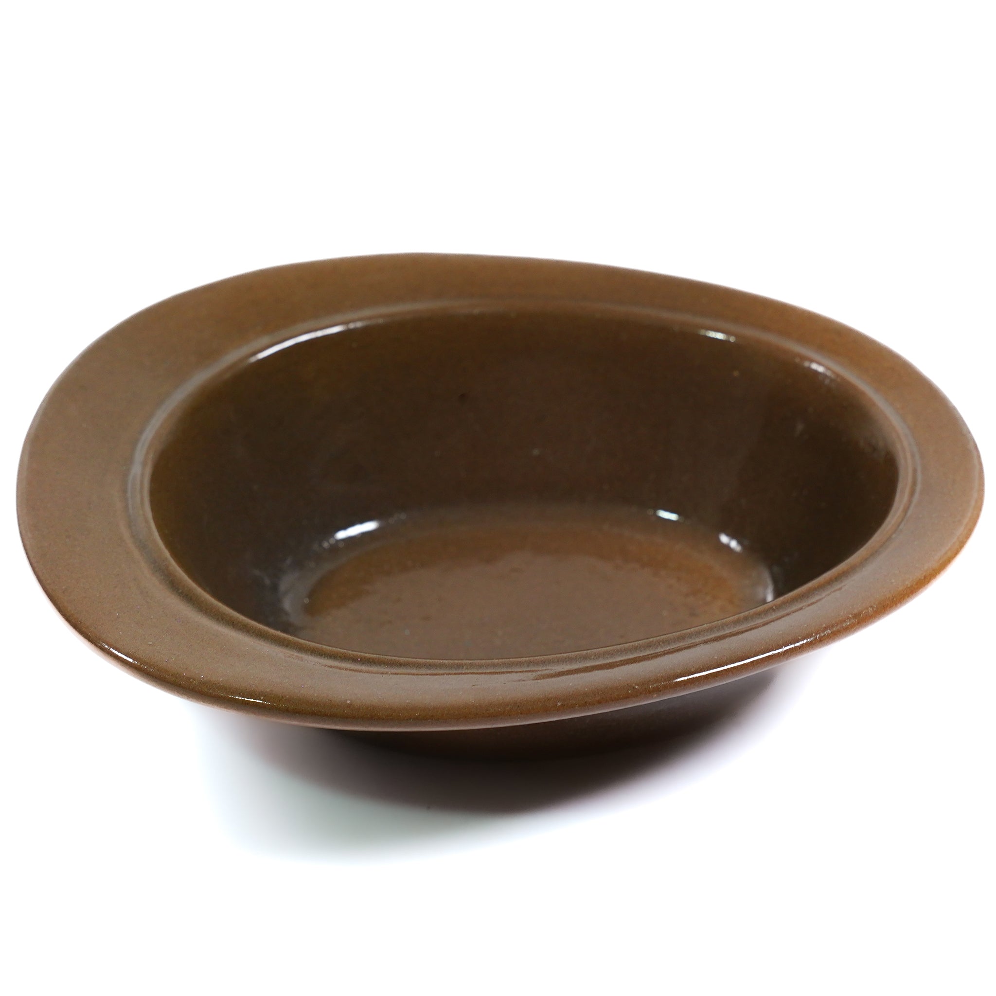 Earth-Toned Glazed Pasta Bowl – Artisan Tableware