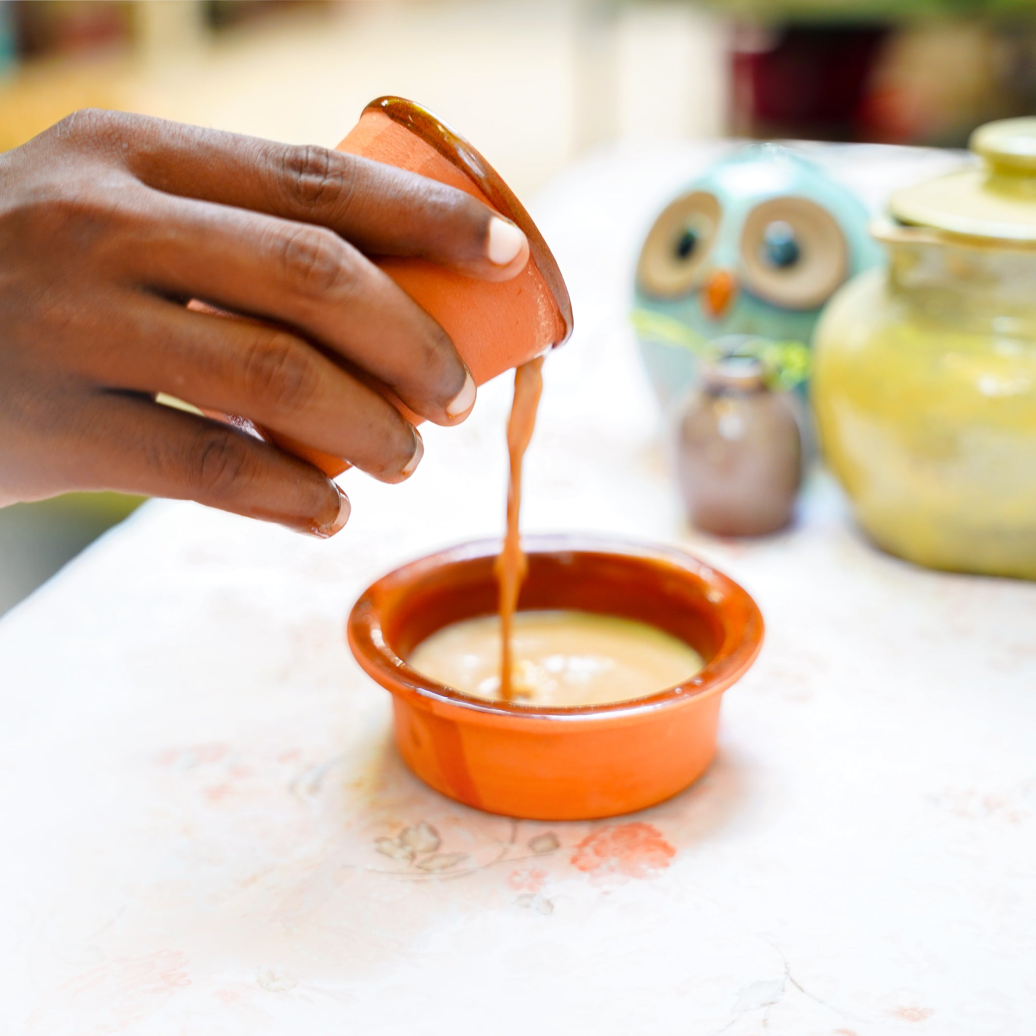 Traditional Clay Kulhad & Bowl Set – Eco-Friendly Terracotta Serveware