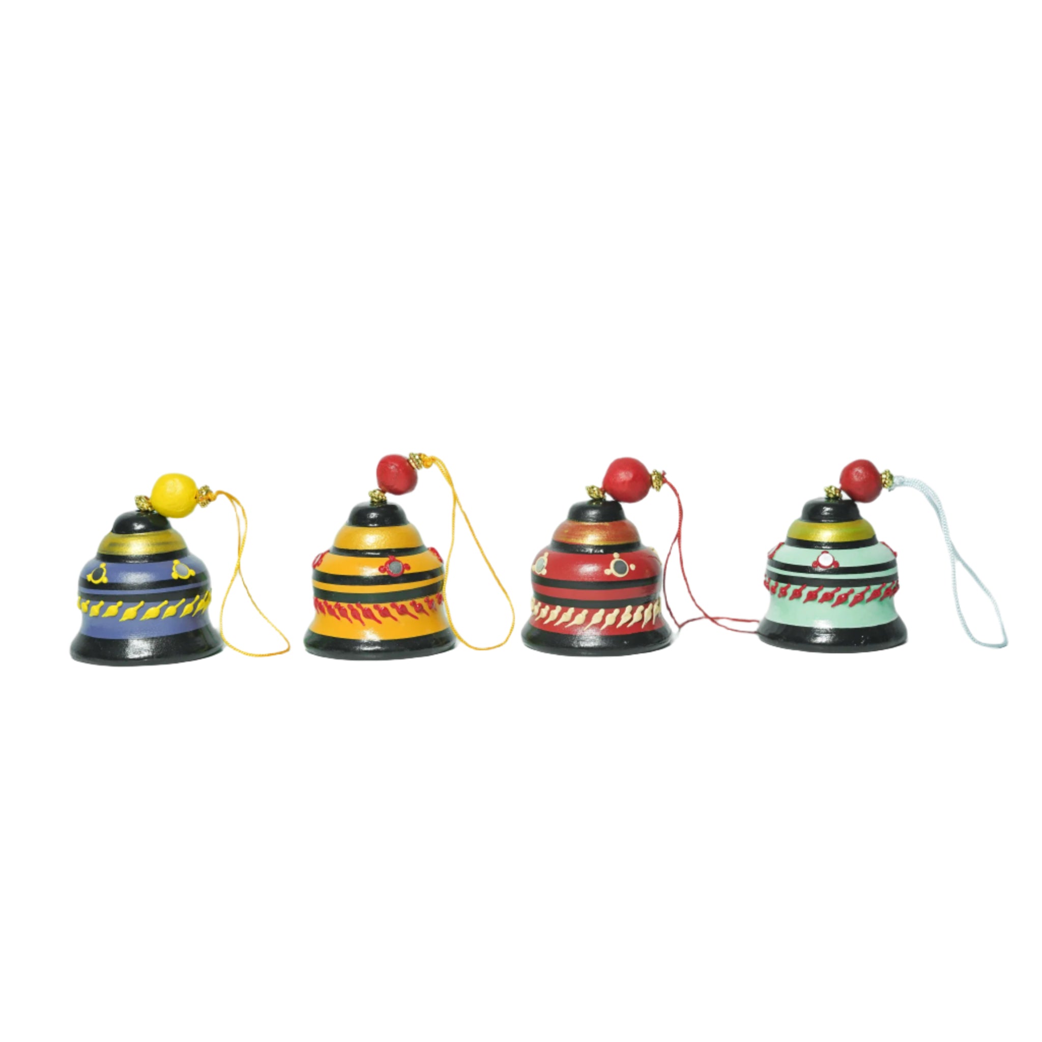 Decorative Wall Hanging Mini Bell Set Of 4