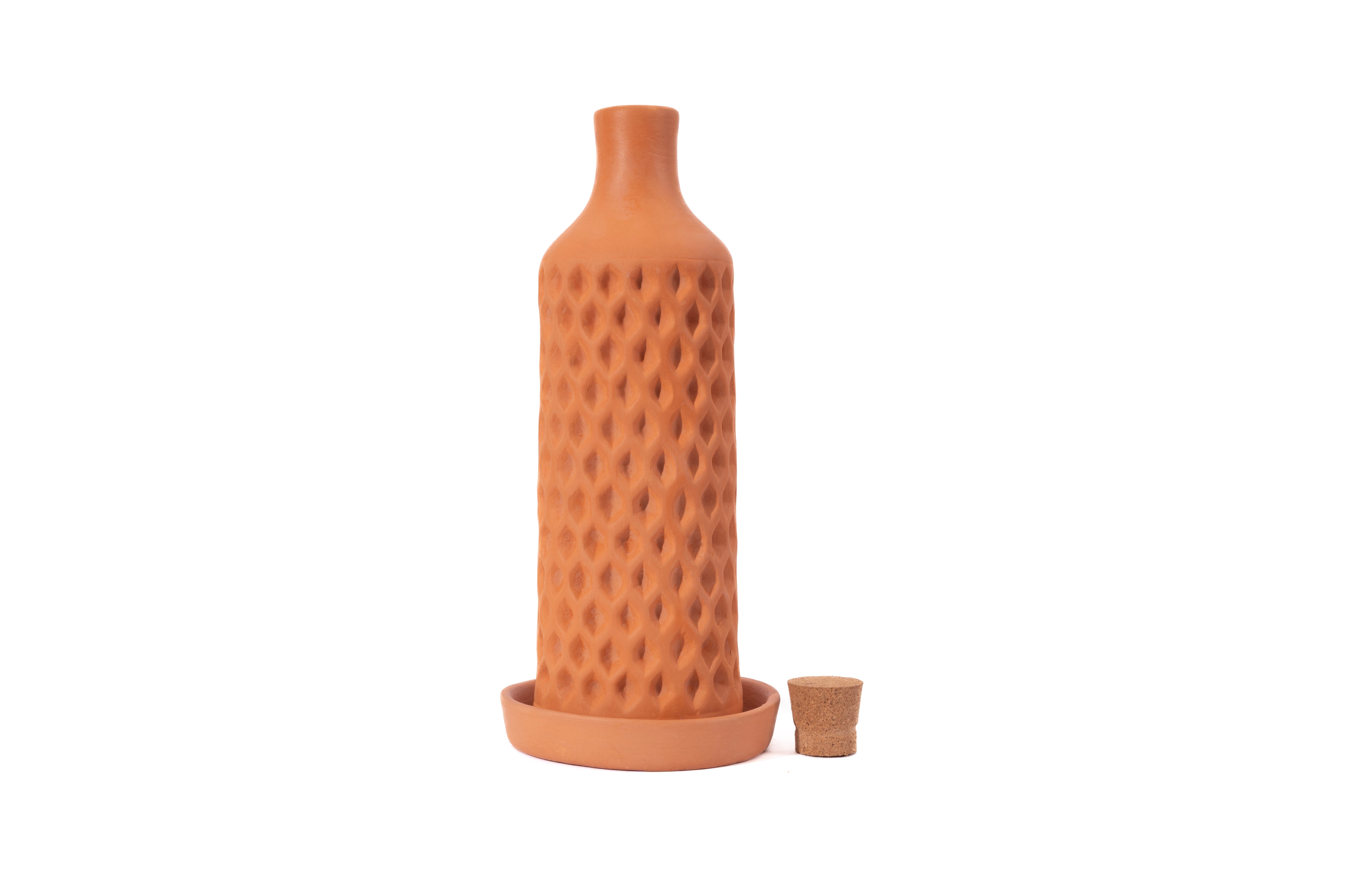 Terracotta Hydroponic Water Bottle