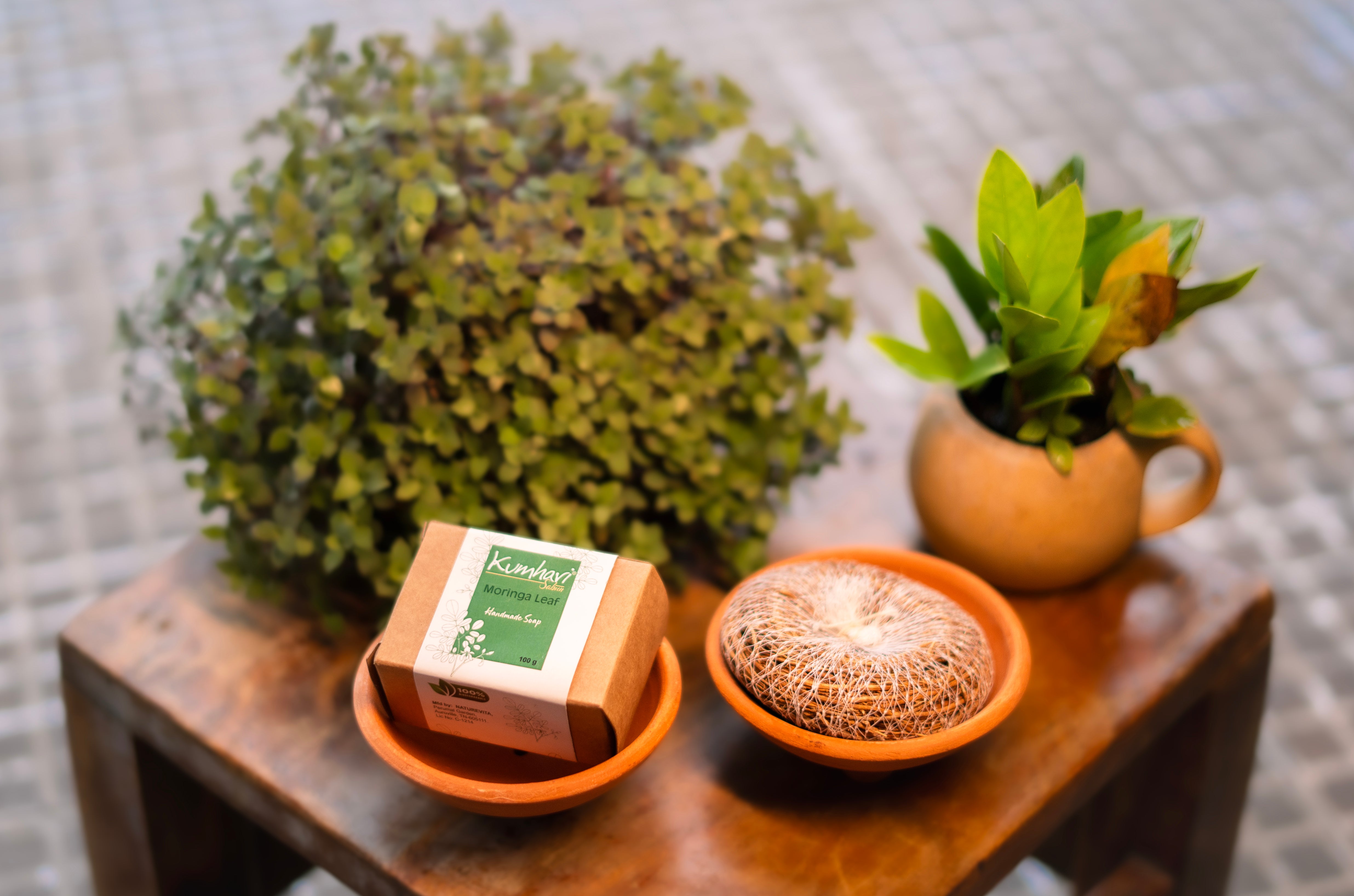 Artisan Clay Soap & Scrub Dish