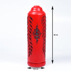 Terracotta Incense Holder – Carved Leaf Pattern
