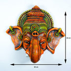Handcrafted Ganesha Wall Hanging – Ethnic Terracotta Art