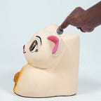 Cute Cat Ceramic Coin Bank – Handcrafted Clay Piggy Bank for Kids