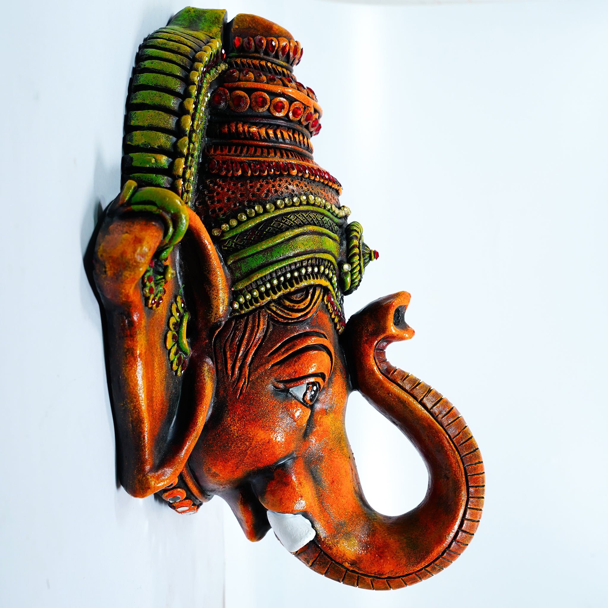 Handcrafted Ganesha Wall Hanging – Ethnic Terracotta Art