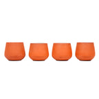 Artisan Terracotta Mini Cups - Cava Style Shot Set of 4