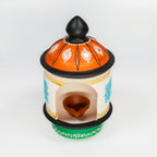 Hand-Painted Tricolor Hut Lamp – Independence Day Edition