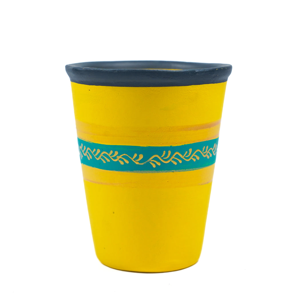 Vibrant Hand-Painted 4” Planter