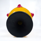 Festive Painted Lotus Oil Lamp for Home Décor