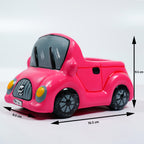 Pink Car Planter – Handcrafted Terracotta Ride