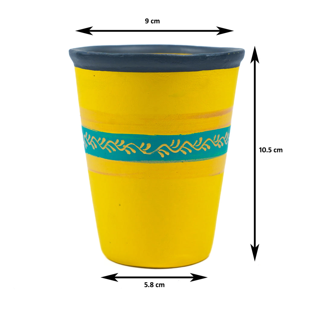 Vibrant Hand-Painted 4” Planter