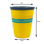 Vibrant Hand-Painted 4” Planter