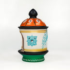 Hand-Painted Tricolor Hut Lamp – Independence Day Edition