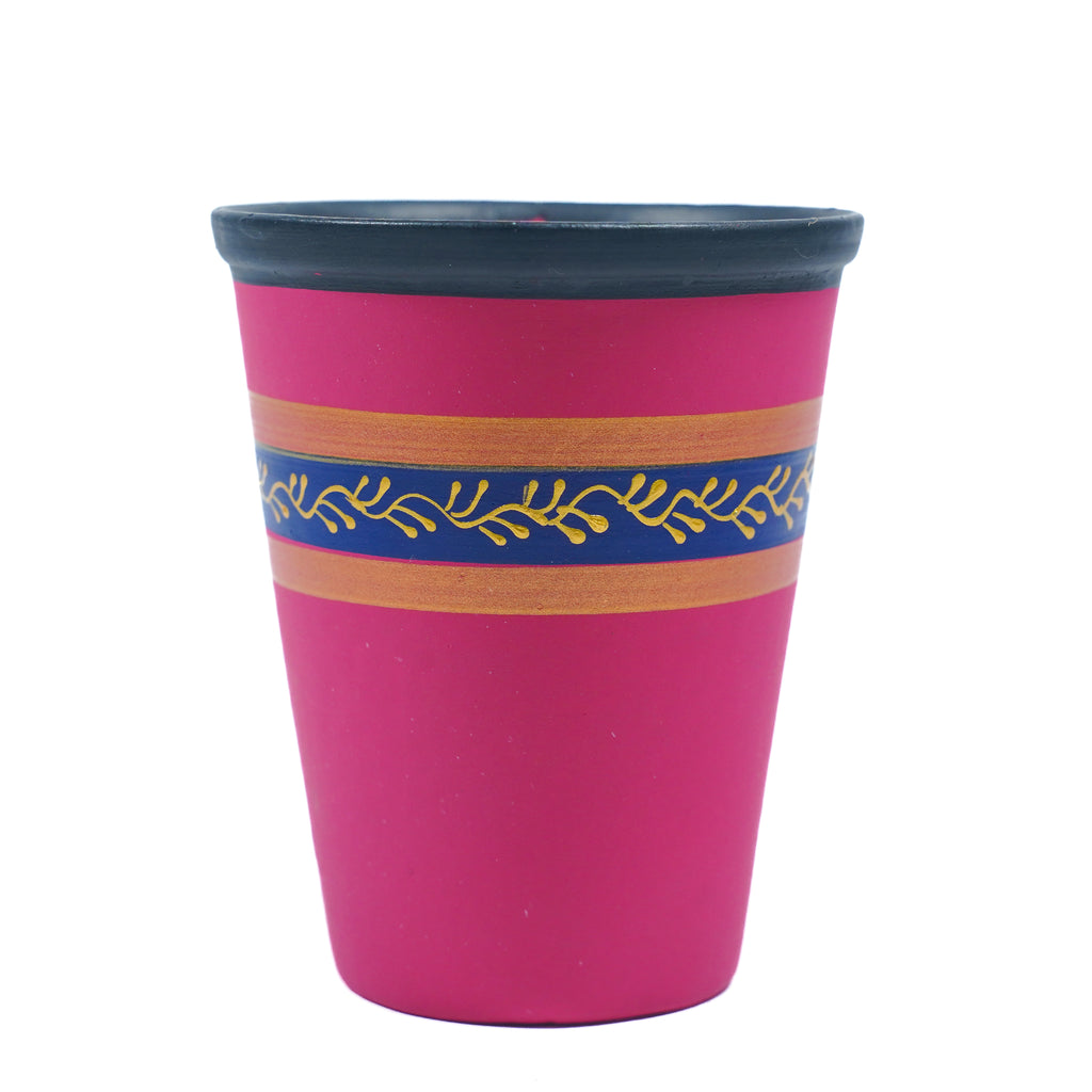 Vibrant Hand-Painted 4” Planter