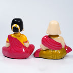 Handmade Clay Chettiar Pair – Festive Ethnic Showpiece