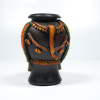 Handcrafted Elephant-Shaped Decorative Pot – Antique Finish