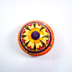 Hand-Painted Terracotta Dome Incense Burner set of 2