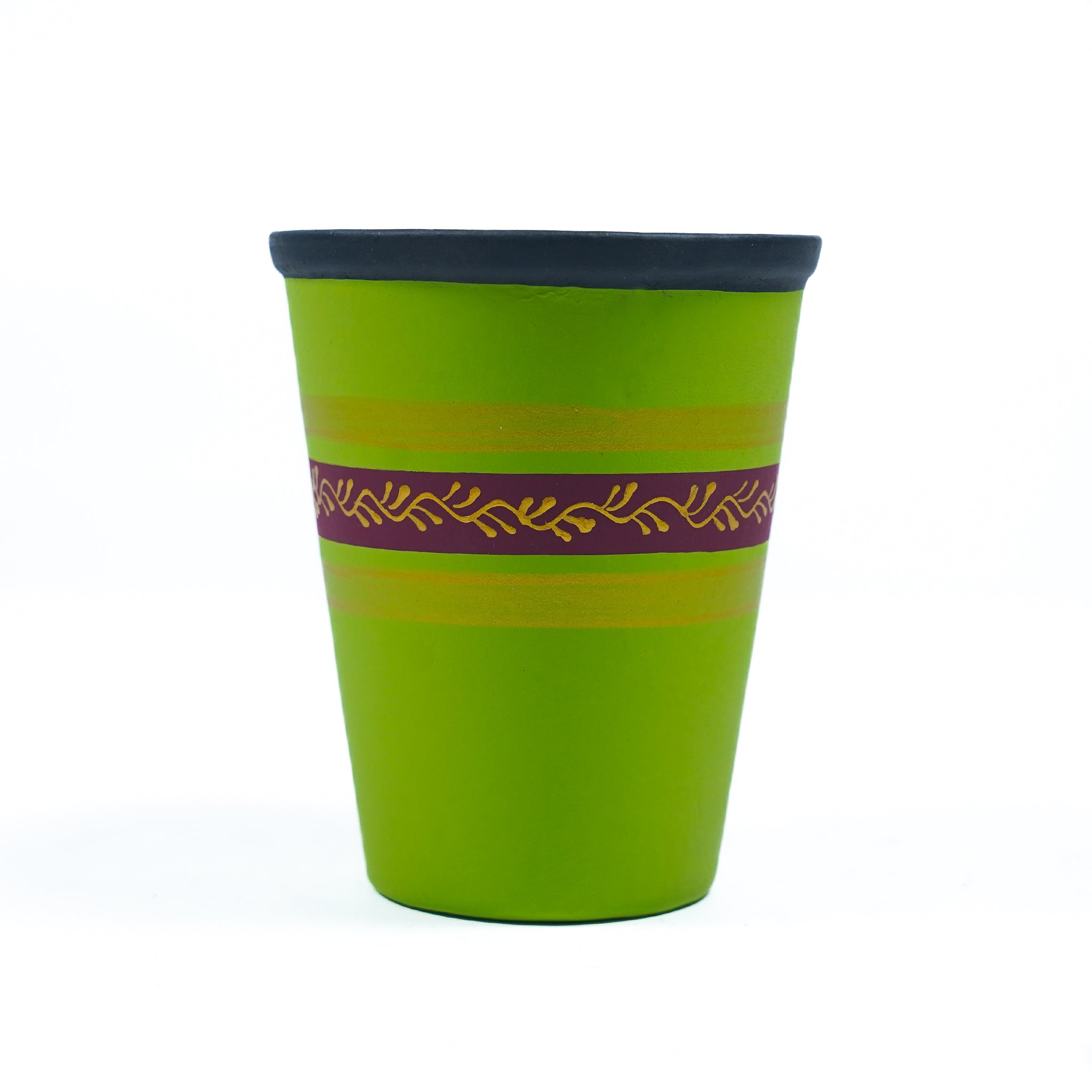 Vibrant Hand-Painted 4” Planter