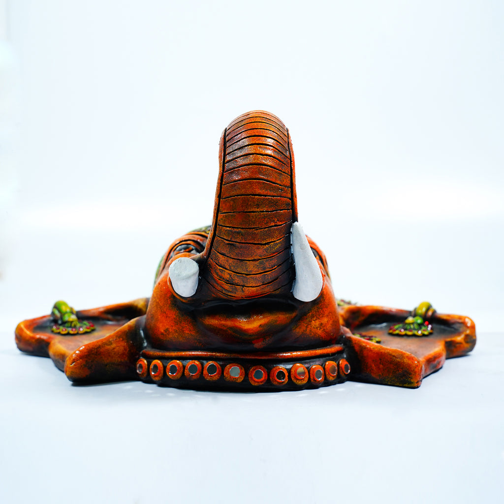 Handcrafted Ganesha Wall Hanging – Ethnic Terracotta Art