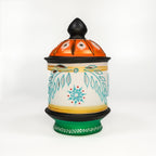 Hand-Painted Tricolor Hut Lamp – Independence Day Edition