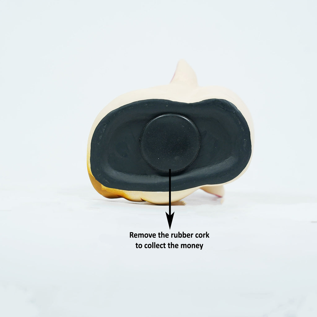 Cute Cat Ceramic Coin Bank – Handcrafted Clay Piggy Bank for Kids