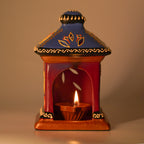 Decorative Terracotta Oil Lamp Enclosure