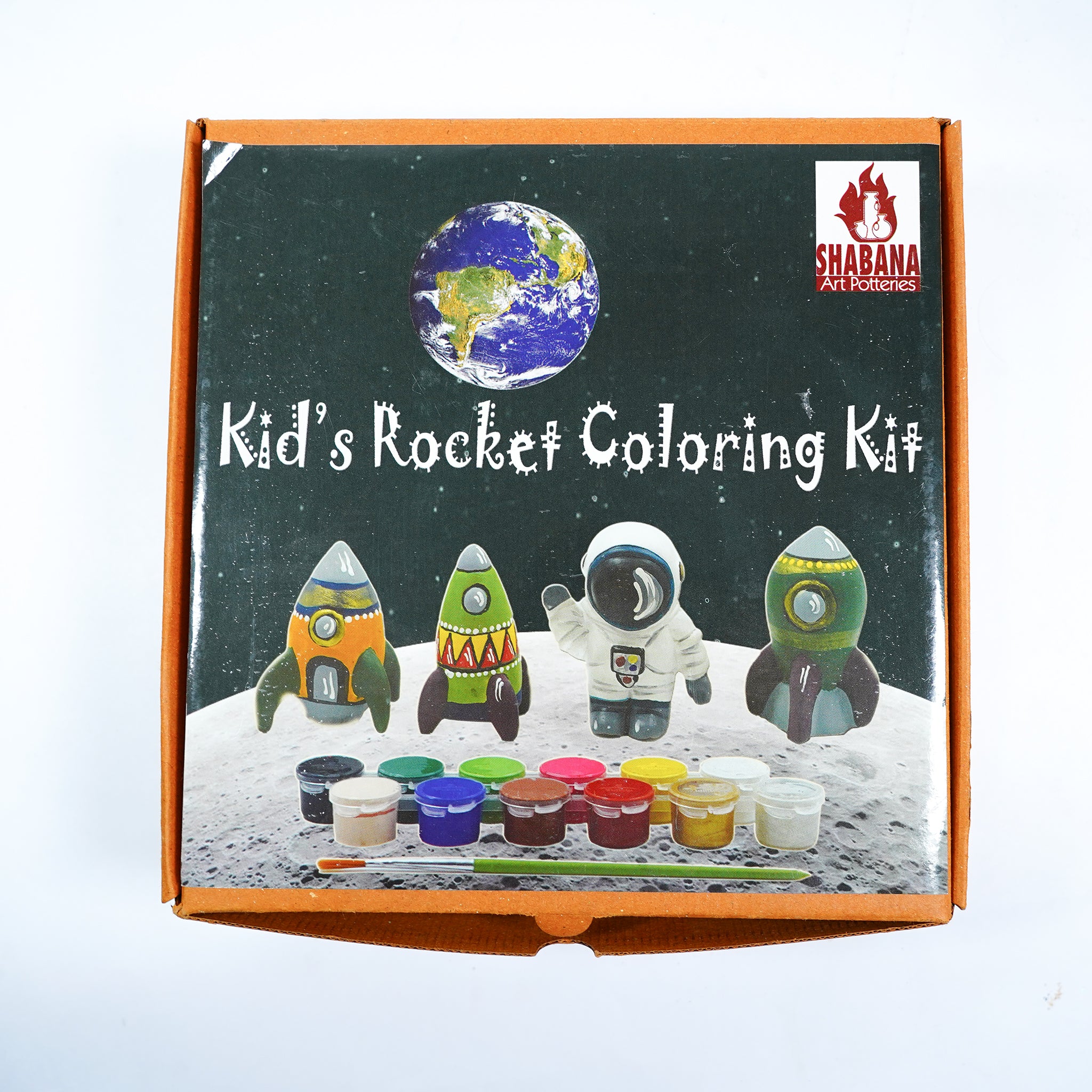 Space Explorer DIY Paint Kit – Rockets & Astronaut Set for kids