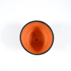 Vibrant Orange Indoor/Outdoor Decorative Planter Set (4 Pack)