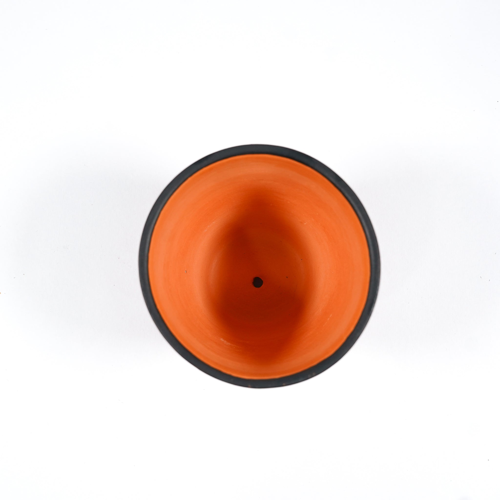 Vibrant Orange Indoor/Outdoor Decorative Planter Set (4 Pack)