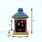 Decorative Terracotta Oil Lamp Enclosure