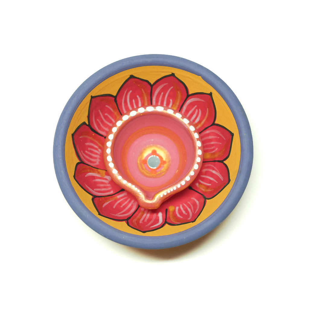 Pooja Bowl Diya | Oil Lamp | Agal Set Of 2