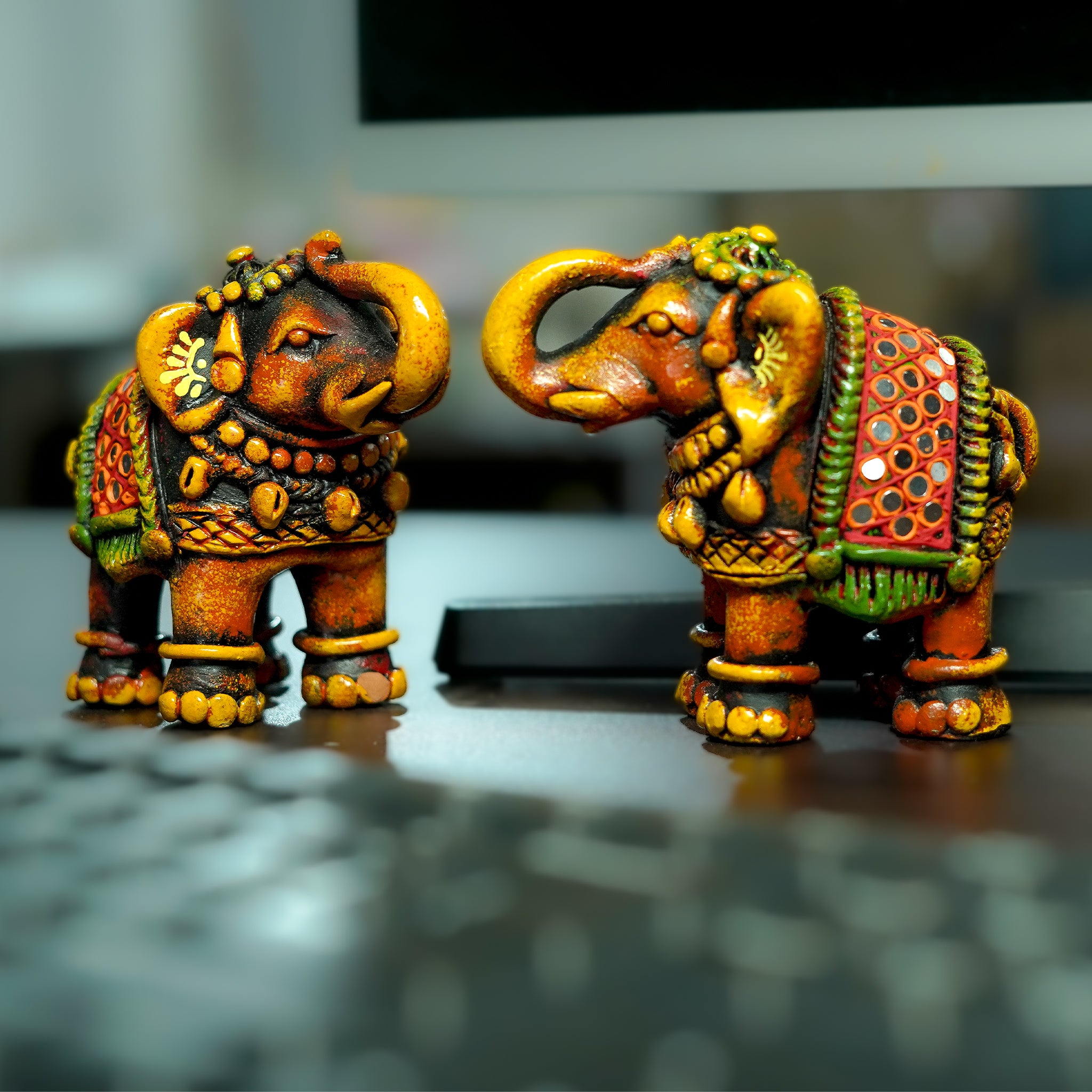Decorative handmade Elephant Statue Set Of 2