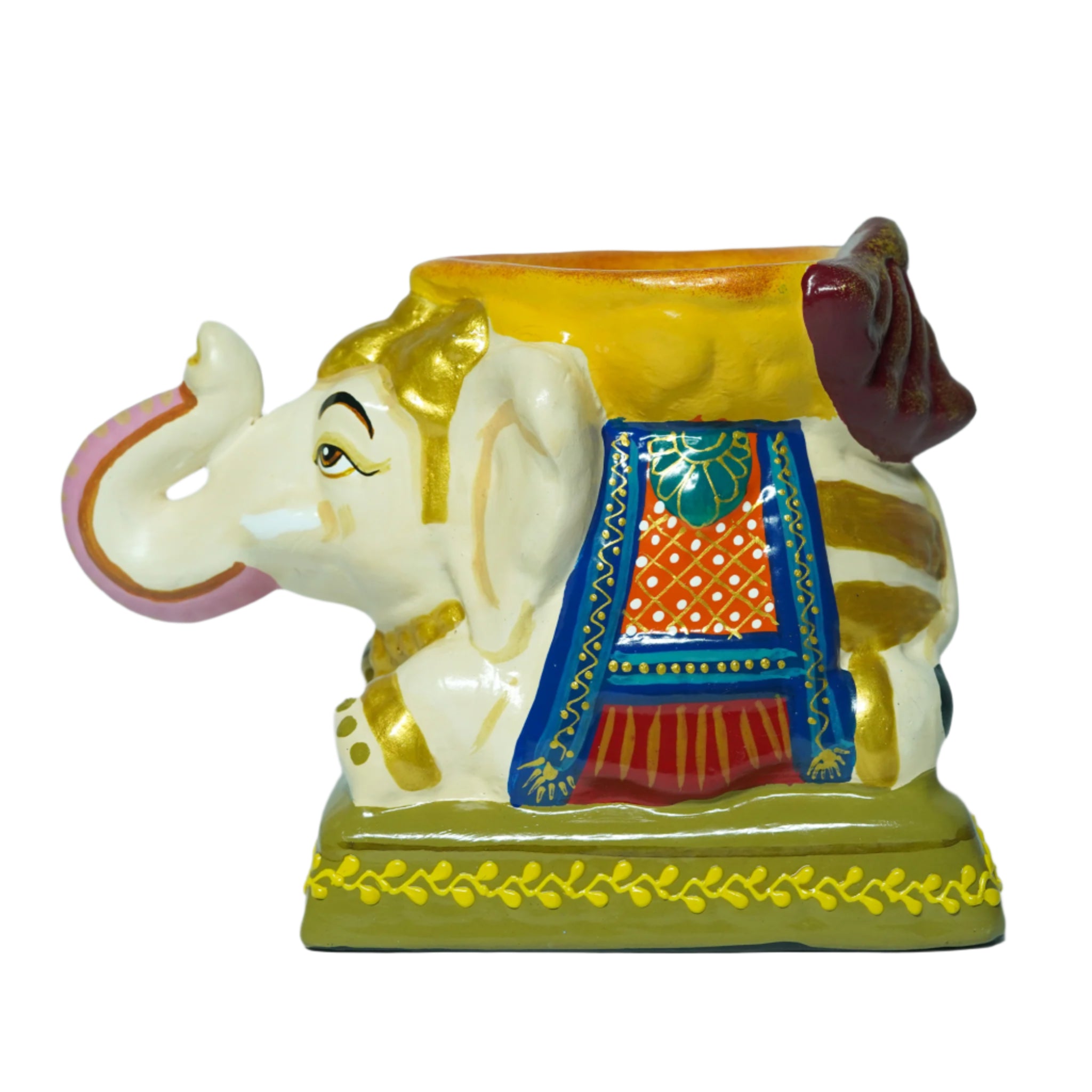 Pooja Elephant Diya Lamp| Oil Lamps | Agal