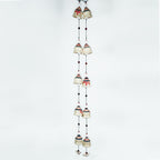 Artisan Ceramic Bell thoranum with Birds – Garden & Balcony Hanging Ornament