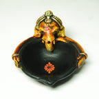 Pooja Antique Ganesh Agal | Diya | Oil Lamp Set Of 2