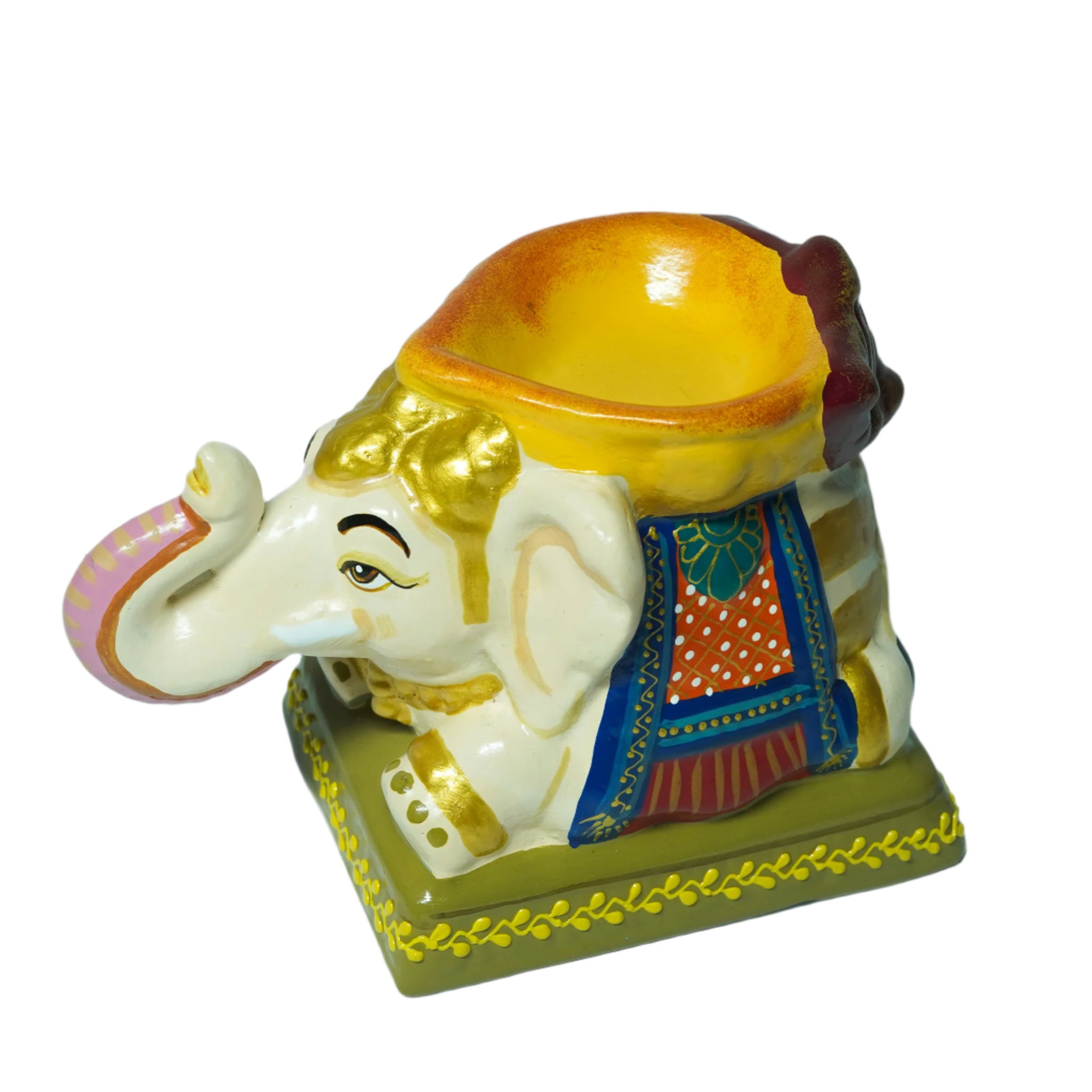 Pooja Elephant Diya Lamp| Oil Lamps | Agal