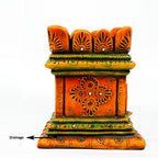 Handcrafted Terracotta Tulasi Planter – Traditional Temple Design