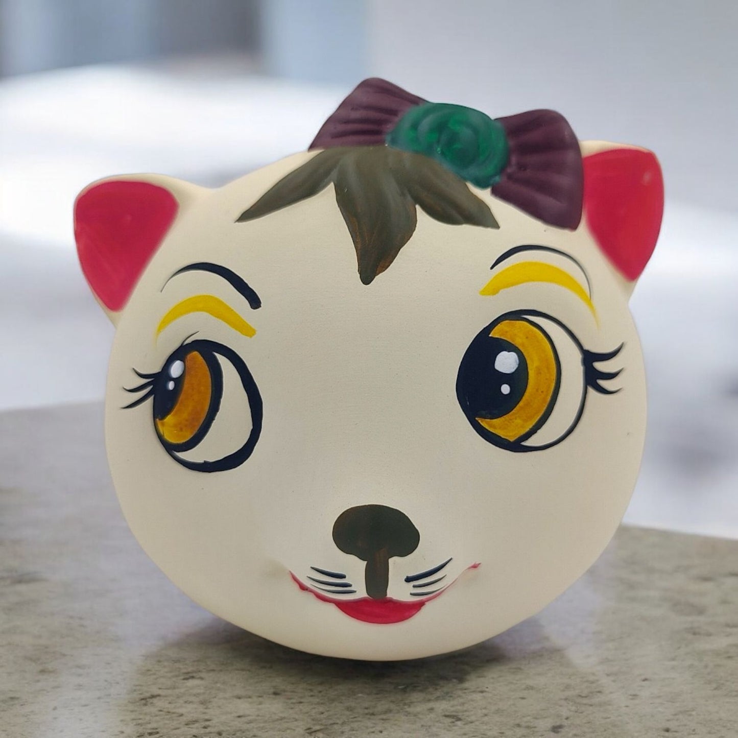 Cat Face Coin Bank/Kids Saving Bank