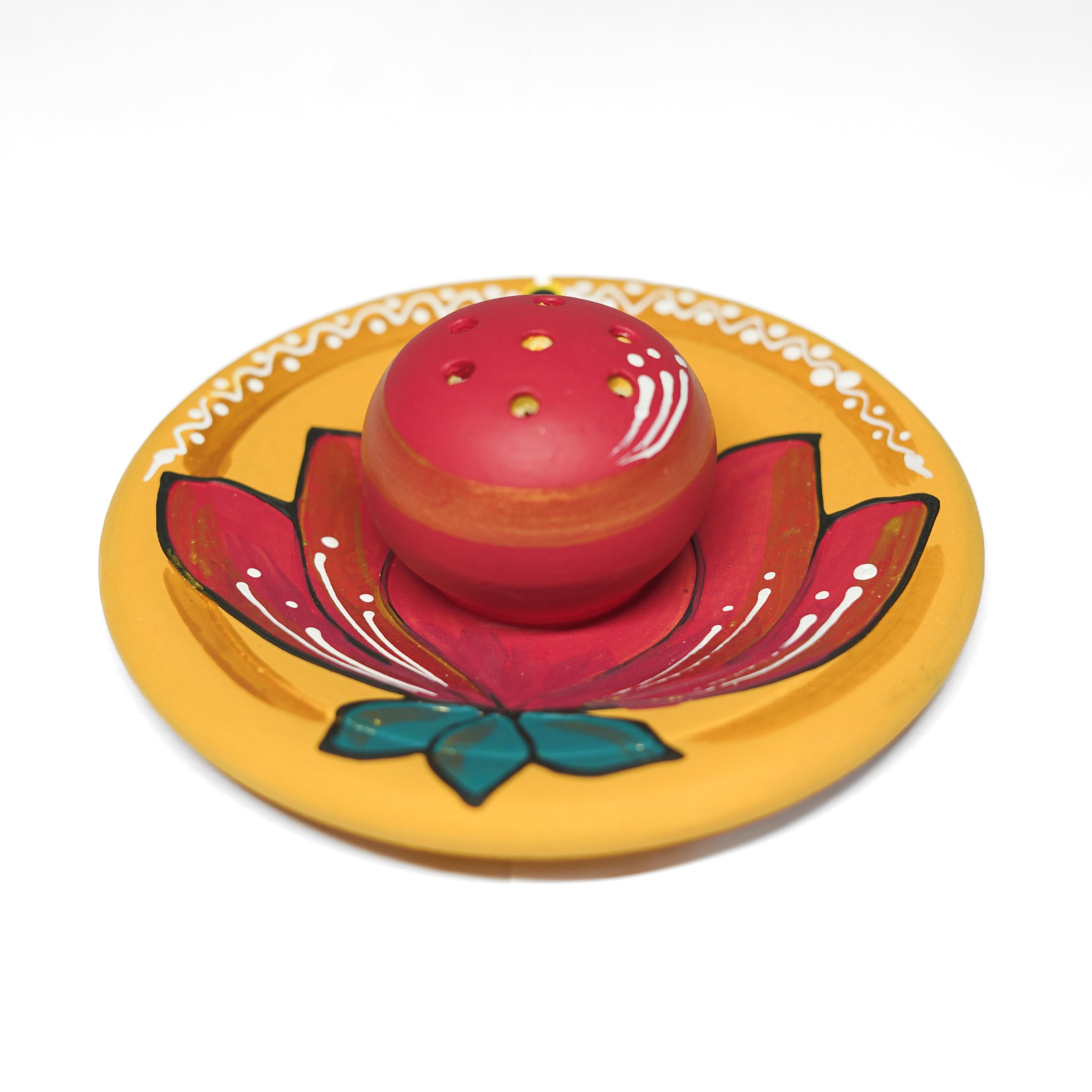 Pooja Plate shape Vathi | Incense Stick Holder Set Of 2