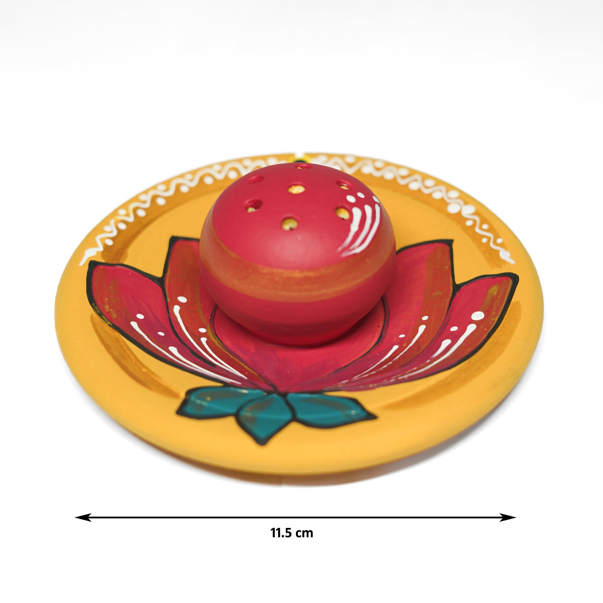 Pooja Plate shape Vathi | Incense Stick Holder Set Of 2