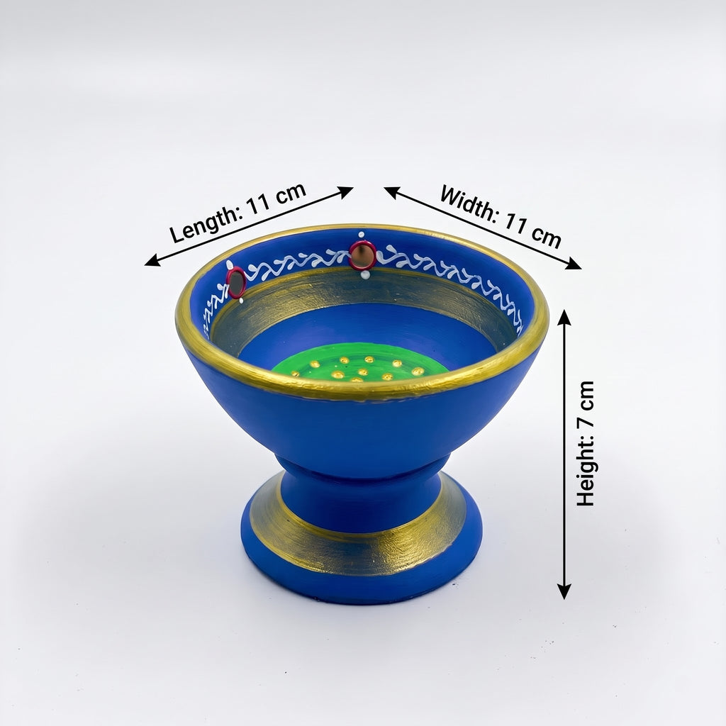 Handmade Terracotta Vathi / Incense Stick Holder
