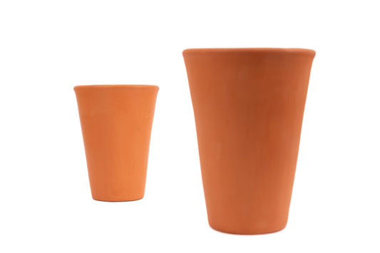 Terracotta Lassi Tumbler Set Of 2 - 550ml