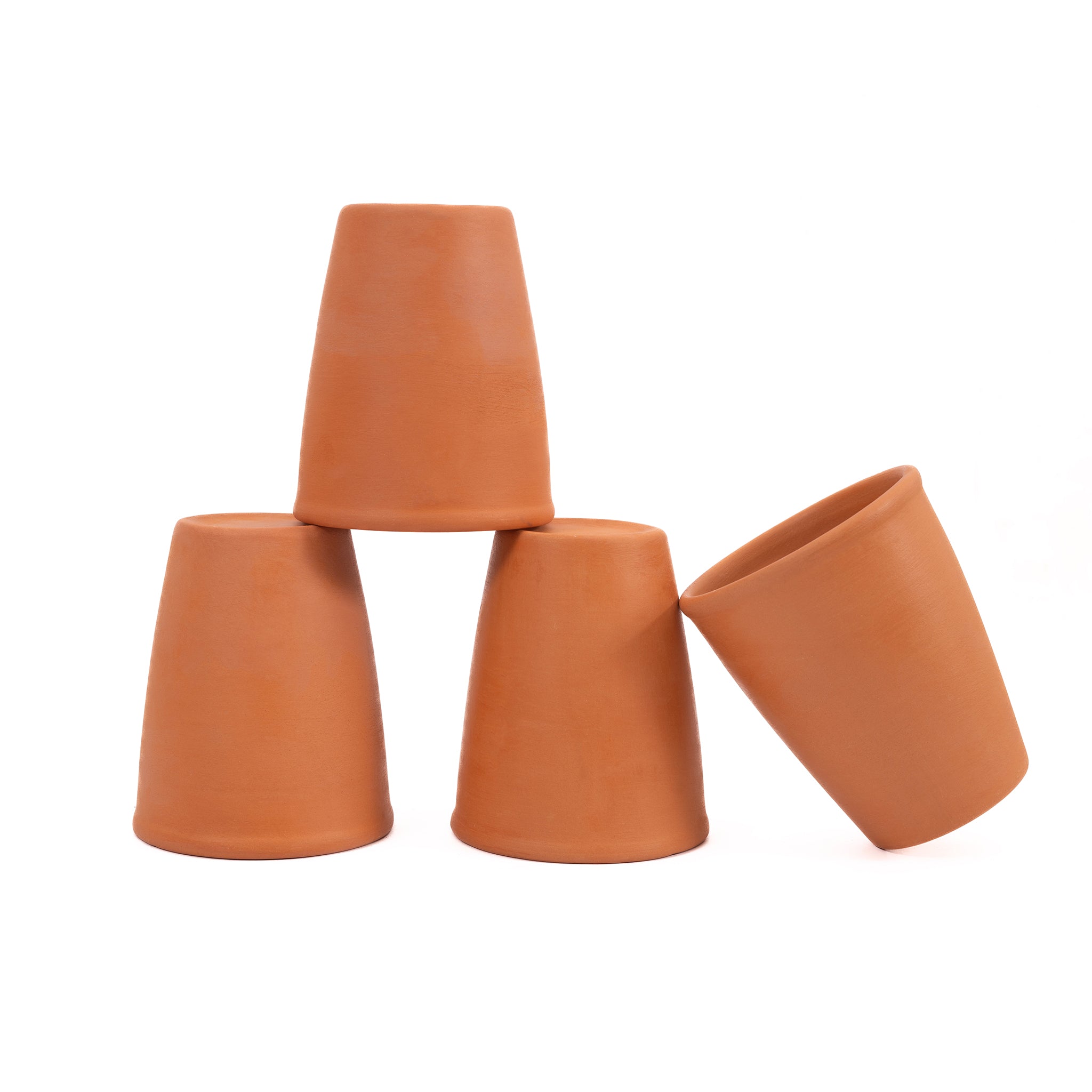 Terracotta Tumbler Set Of 4 -300ml
