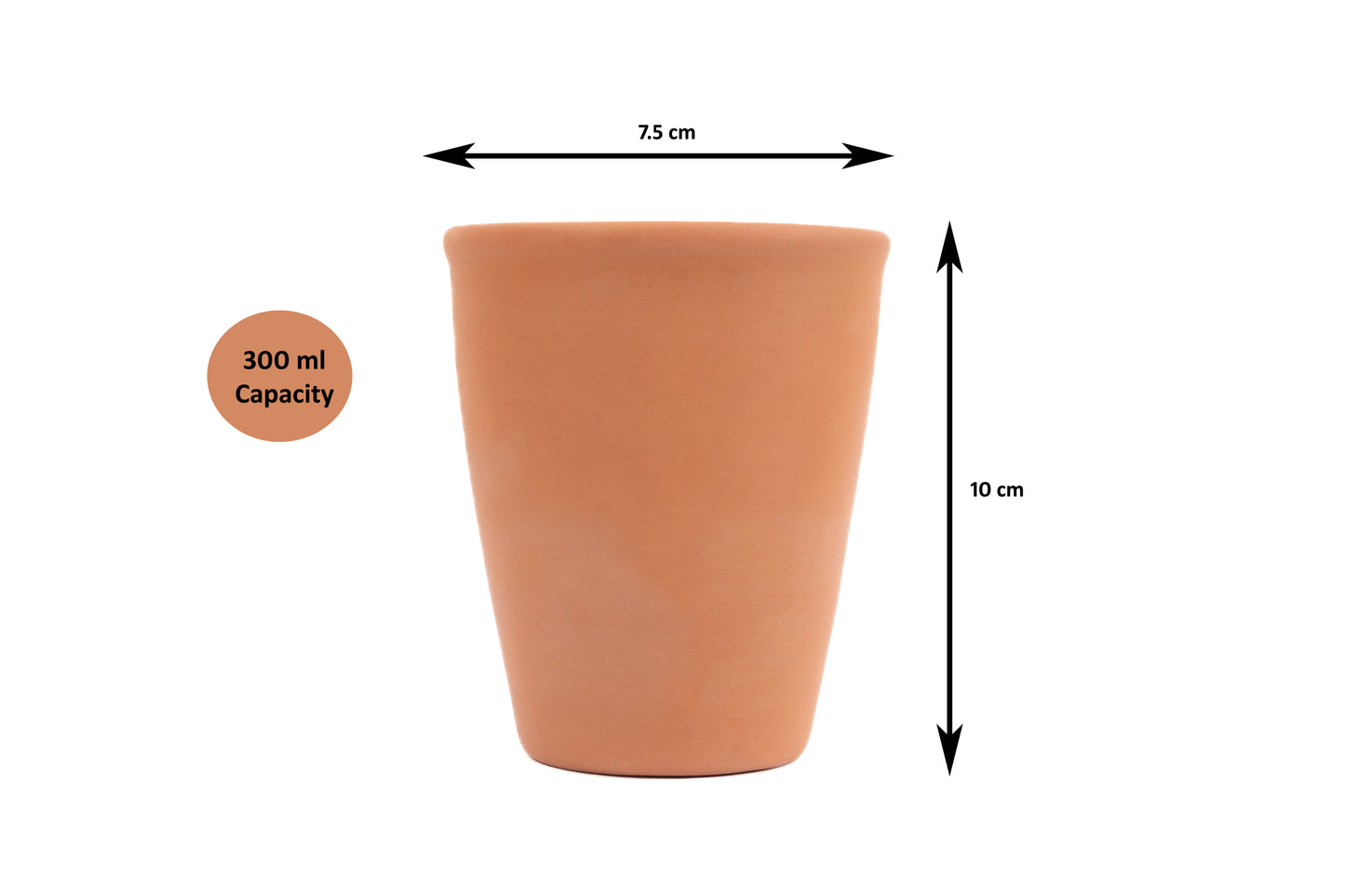 Terracotta Tumbler Set Of 4 -500ml