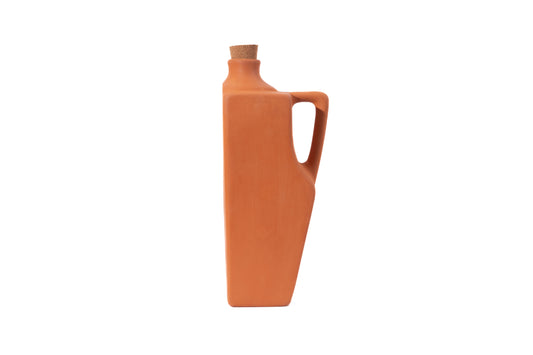 Terracotta Square Water Bottle 1000ml