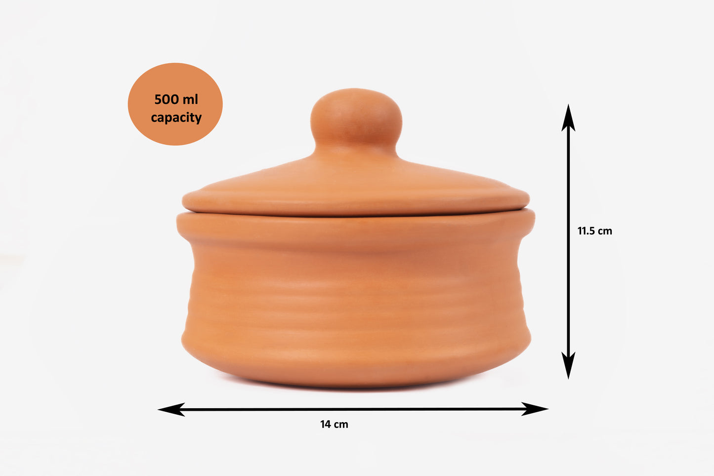 Terracotta Cooking Bowl 500ml