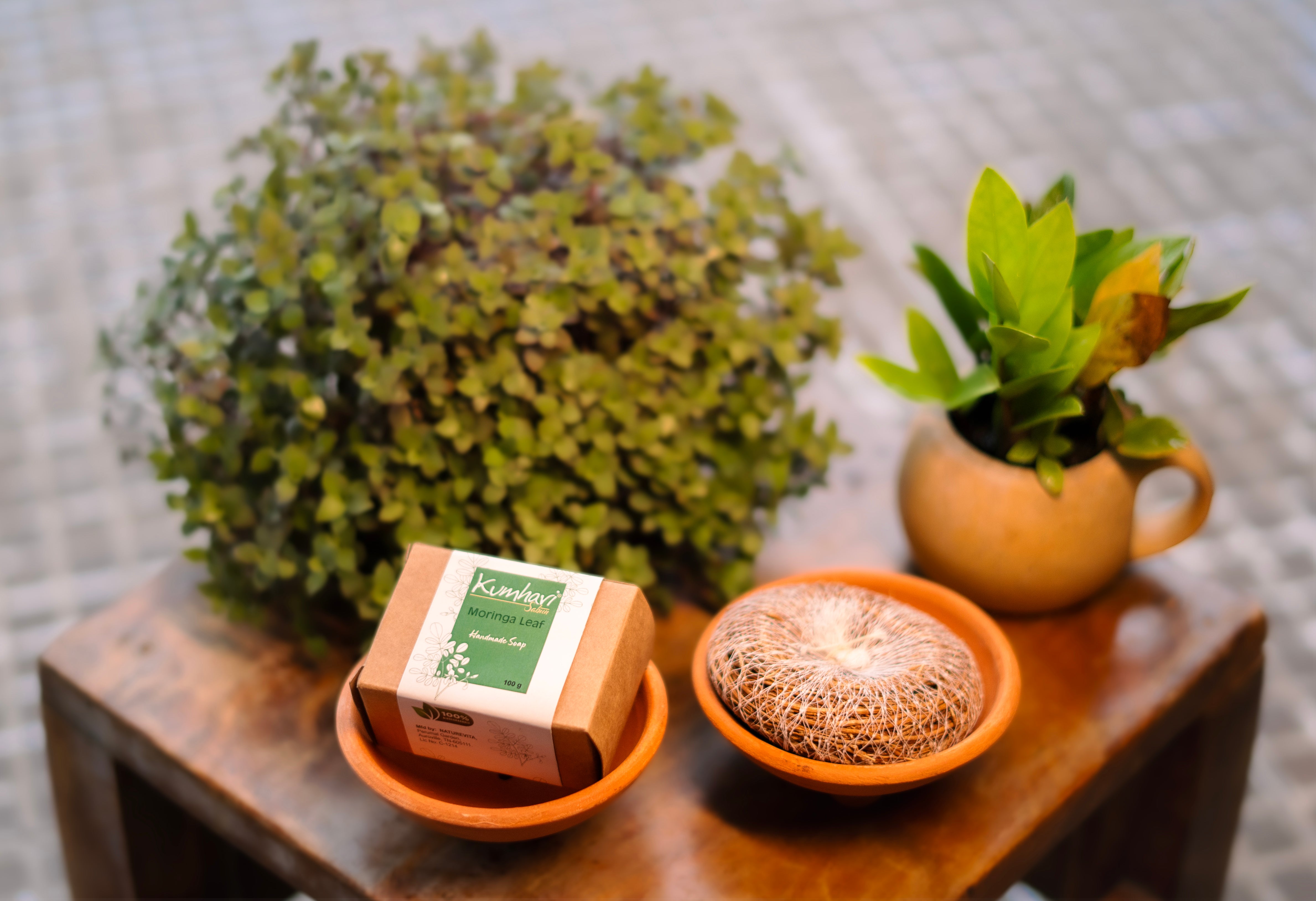 Artisan Clay Soap & Scrub Dish