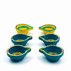 Golden Glow Agal/diya Gift Box – Set of 6 (small)