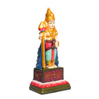 Handmade Earthenware Murugan Statue Hand painted